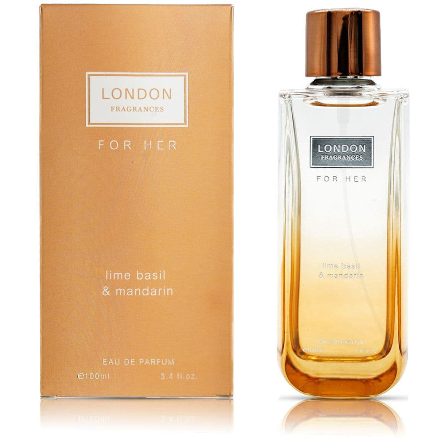 London Fragrances Lime, Basil and Mandarin 100ml Eau De Parfum