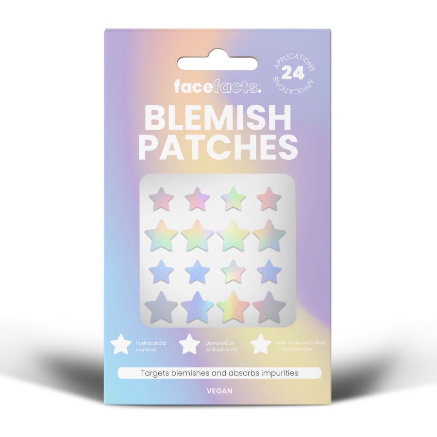 Face Facts Blemish Patches - Holographic Stars