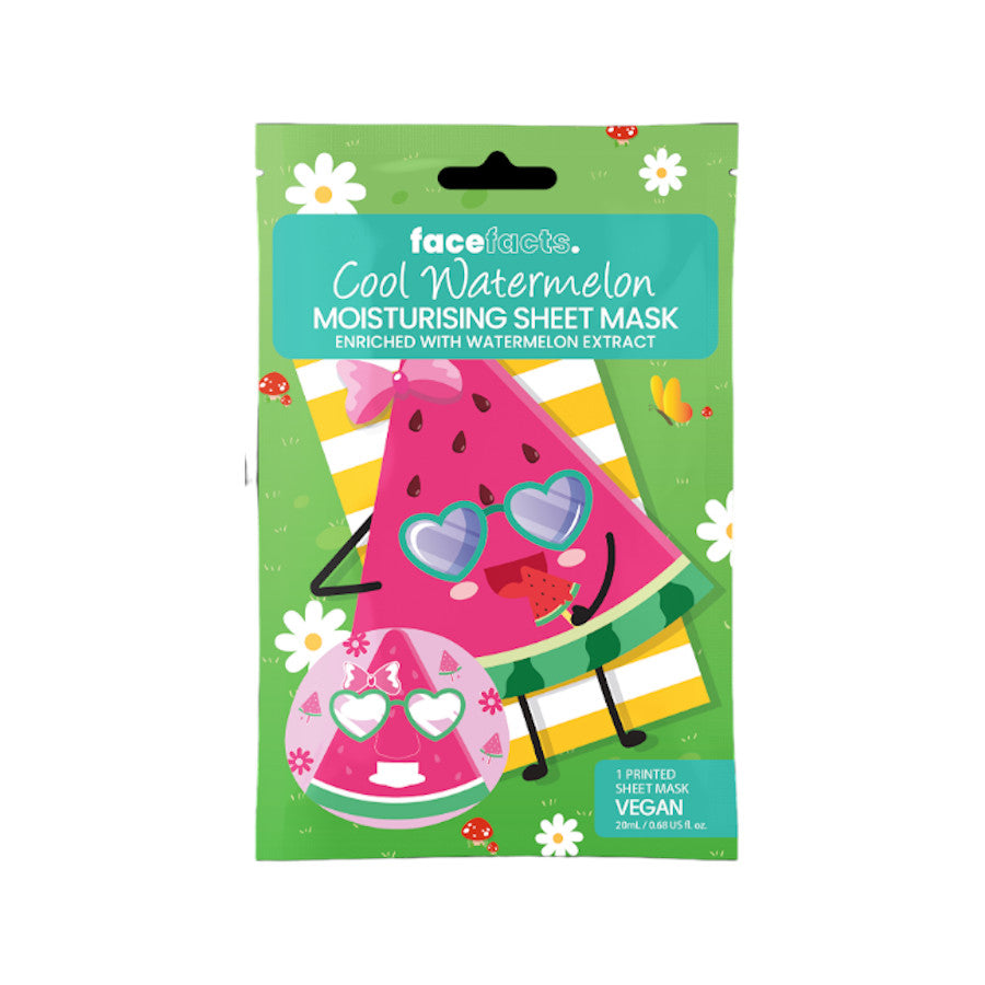 Face Facts Cool Watermelon Moisturising Sheet Mask - 20ml