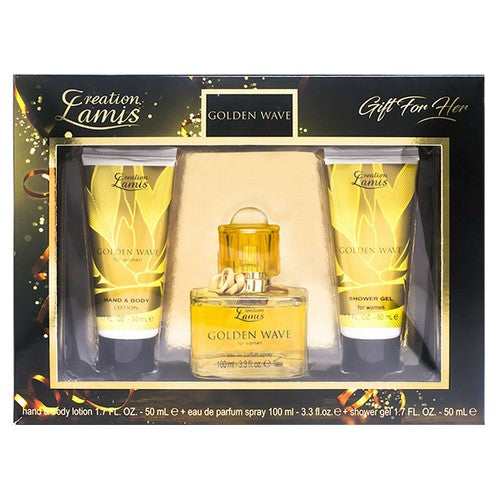 Lamis Golden Wave For Her 3 Piece Gift Set