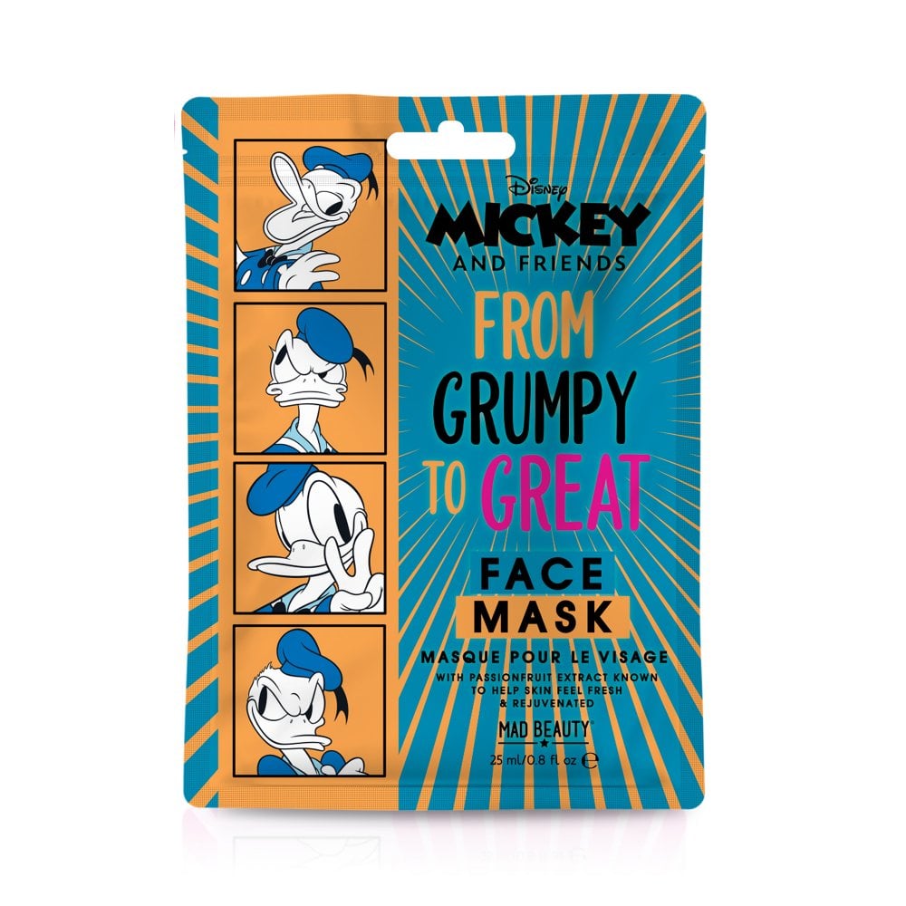 Mad Beauty Mickey & Friends Donald Passion Fruit Sheet Mask