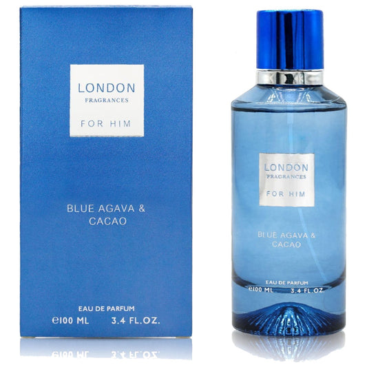 London Fragrances Blue Agava and Cacao 100ml Eau De Parfum