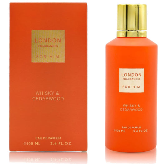 London Fragrances Whisky and Cedarwood 100ml Eau De Parfum