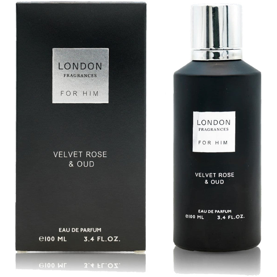 London Fragrances Velvet Rose and Oud 100ml Eau De Parfum