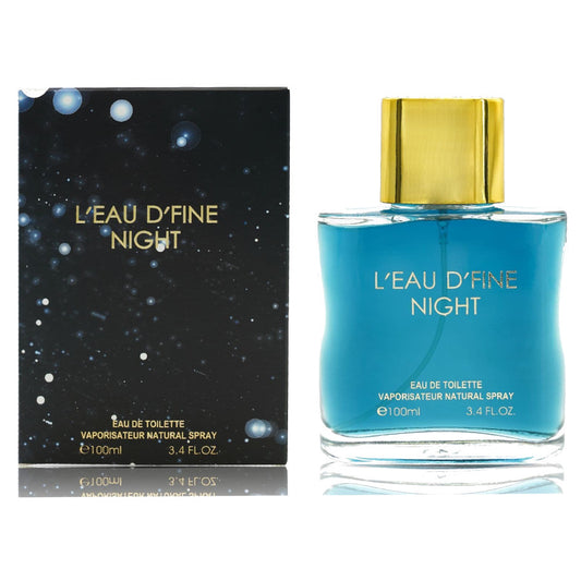 Fine Perfumery L'Eau D'Fine Night 100ml Eau De Toilette