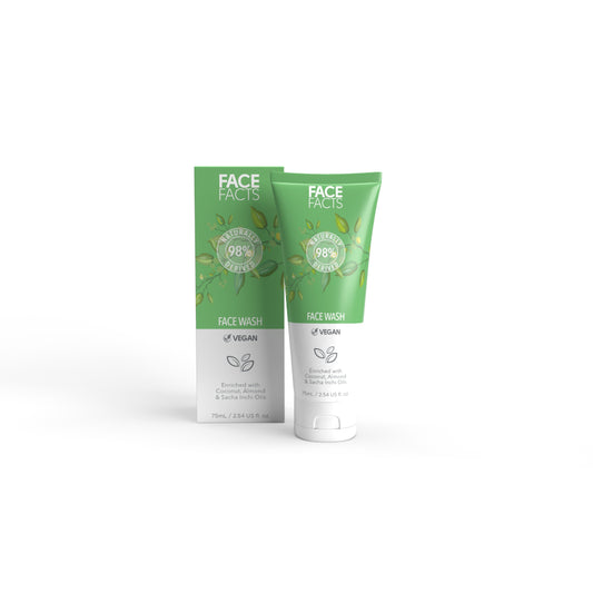 Face Facts 98% Natural Face Wash - 75ml