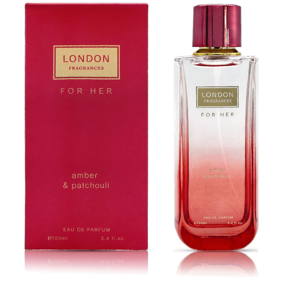 London Fragrances Amber and Patchouli 100ml Eau De Parfum