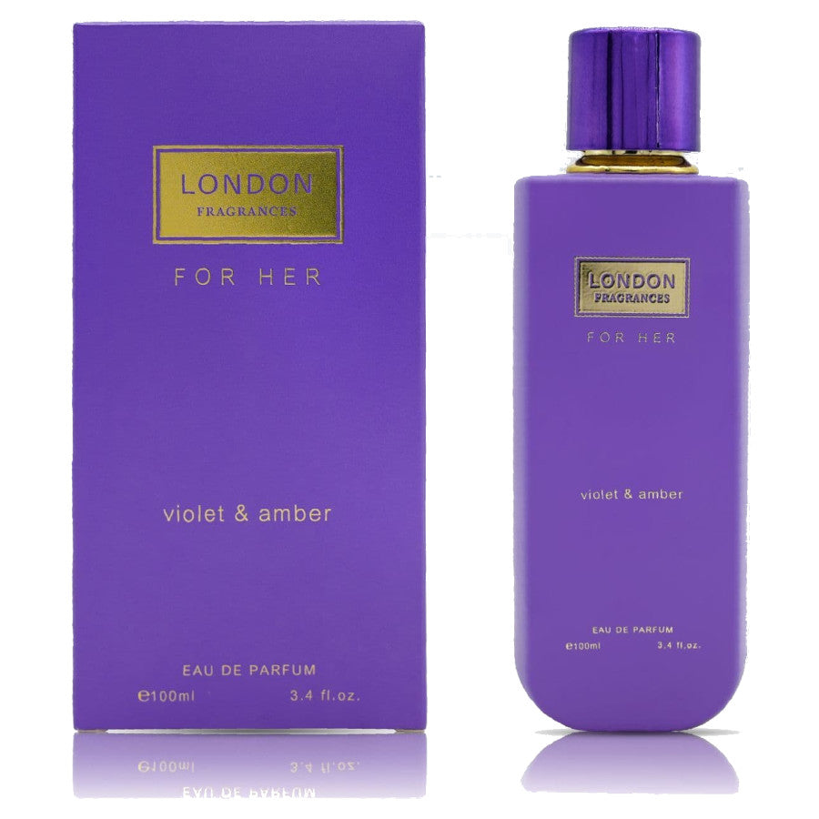 London Fragrances Violet and Amber 100ml Eau De Parfum