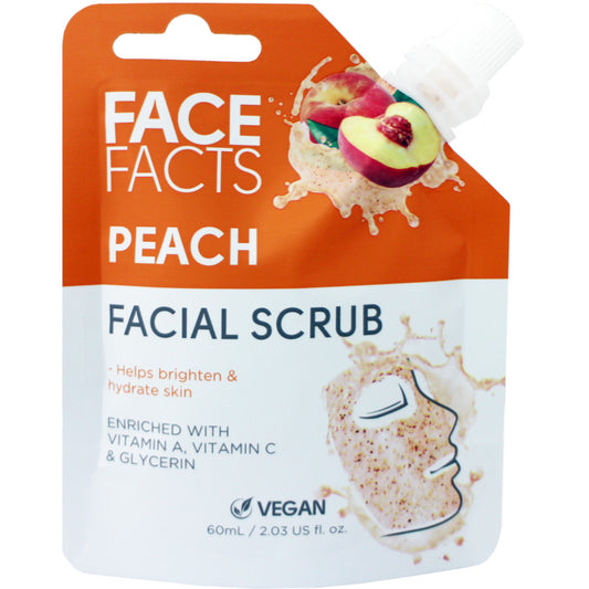 Face Facts Peach Facial Scrub - 60ml