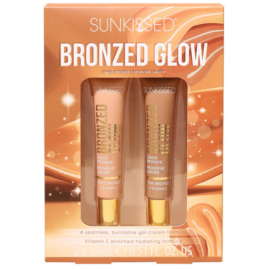 Sunkissed Bronzed Glow Liquid Bronzer Duo Gift Set