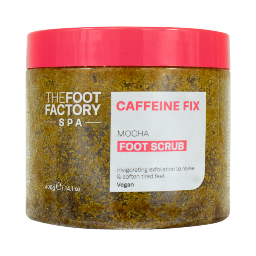 Face Facts The Foot Factory Caffeine Fix Mocha Foot Scrub - 400g