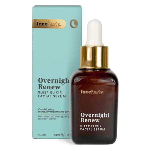 Face Facts Overnight Renew Sleep Elixir Facial Serum - 30ml