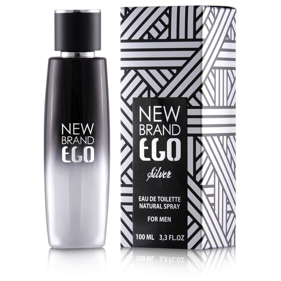 New Brand Ego Silver 100ml Eau De Toilette