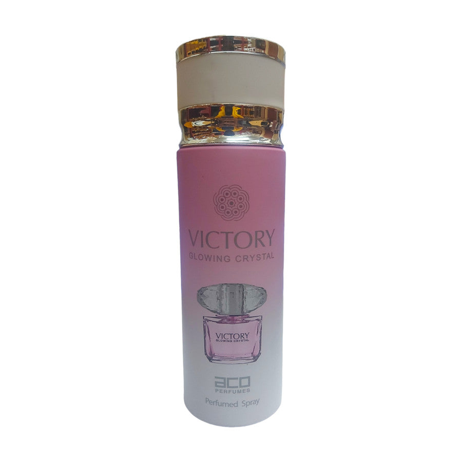 Aco Perfumes Victory Glowing Crystal Perfumed Deodorant - 200ml