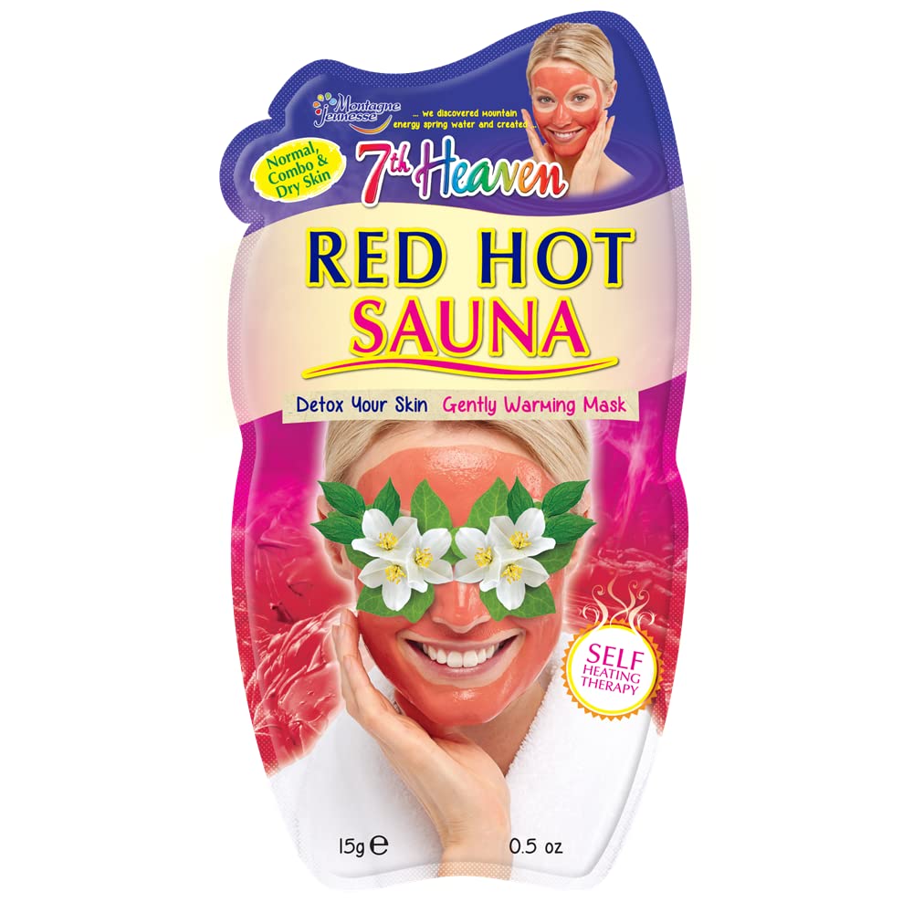 7th Heaven Red Hot Sauna Face Mask