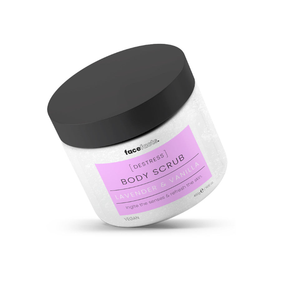 Face Facts De-Stress Lavender & Vanilla Body Scrub - 400g