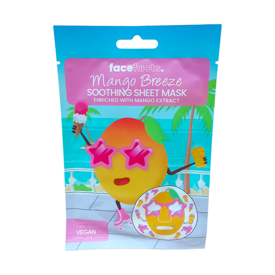 Face Facts Mango Breeze Soothing Sheet Mask - 20ml