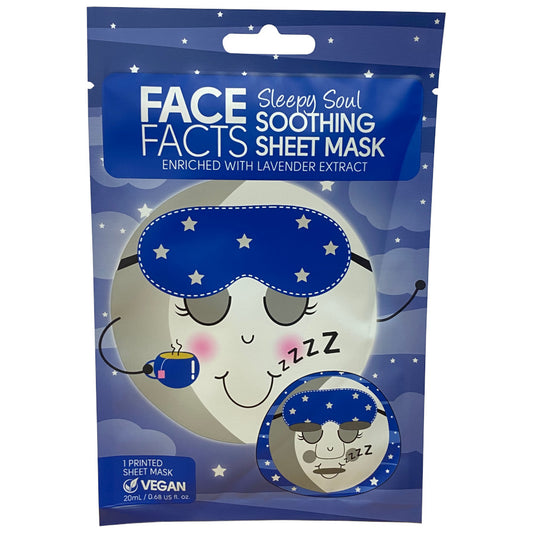 Face Facts Sleepy Soul Soothing Sheet Mask - 20ml