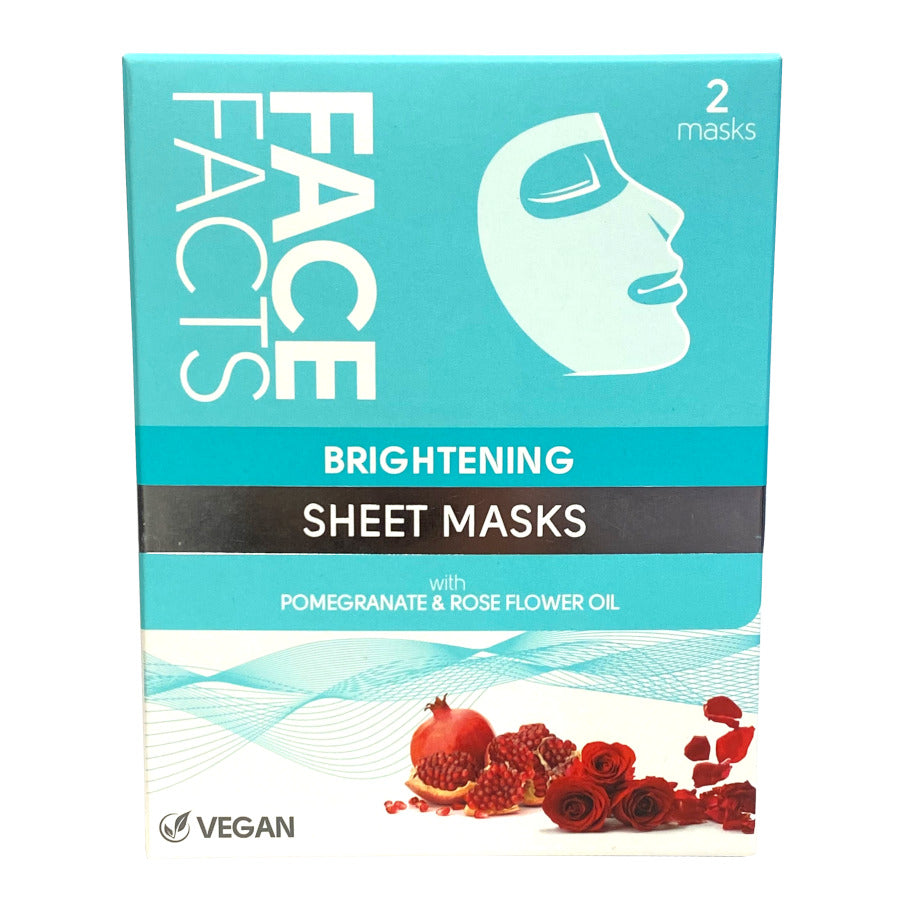 Face Facts Brightening Sheet Mask - 2 Masks