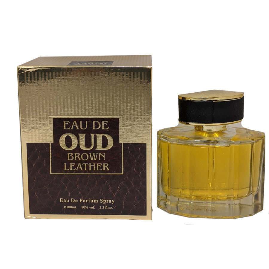 Saffron Eau De Oud Brown Leather 100ml Eau De Parfum