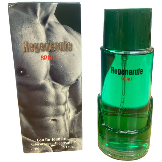 Fine Perfumery Regenerate Sport Green 100ml Eau De Toilette