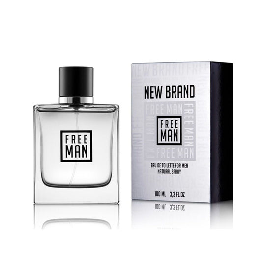 New Brand Free Man 100ml Eau De Toilette