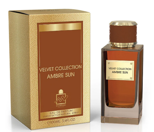 Milestone Velvet Collection Ambre Sun 100ml Eau De Parfum