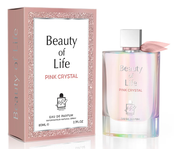 Milestone Beauty Of Life Pink Crystal 80ml Eau De Parfum