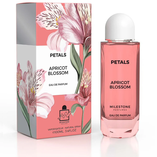 Milestone Petals Apricot Blossom 100ml Eau De Parfum