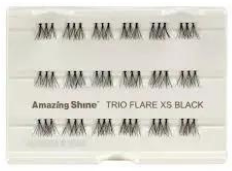 Amazing Shine Human Hair Eyelashes - Trio Flare