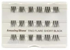 Amazing Shine Human Hair Eyelashes - Trio Flare