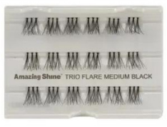 Amazing Shine Human Hair Eyelashes - Trio Flare