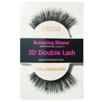 Amazing Shine 3D Double Human Hair Eyelashes