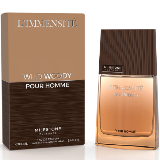 MILESTONE L'IMMENSITE Wild Woody 100ml Eau De Parfum
