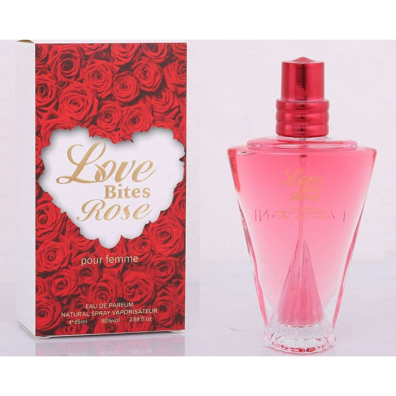 Fine Perfumery Love Bites Rose 85ml Eau De Parfum