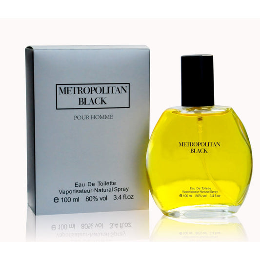 Fine Perfumery Metropolitan Black 100ml Eau De Toilette