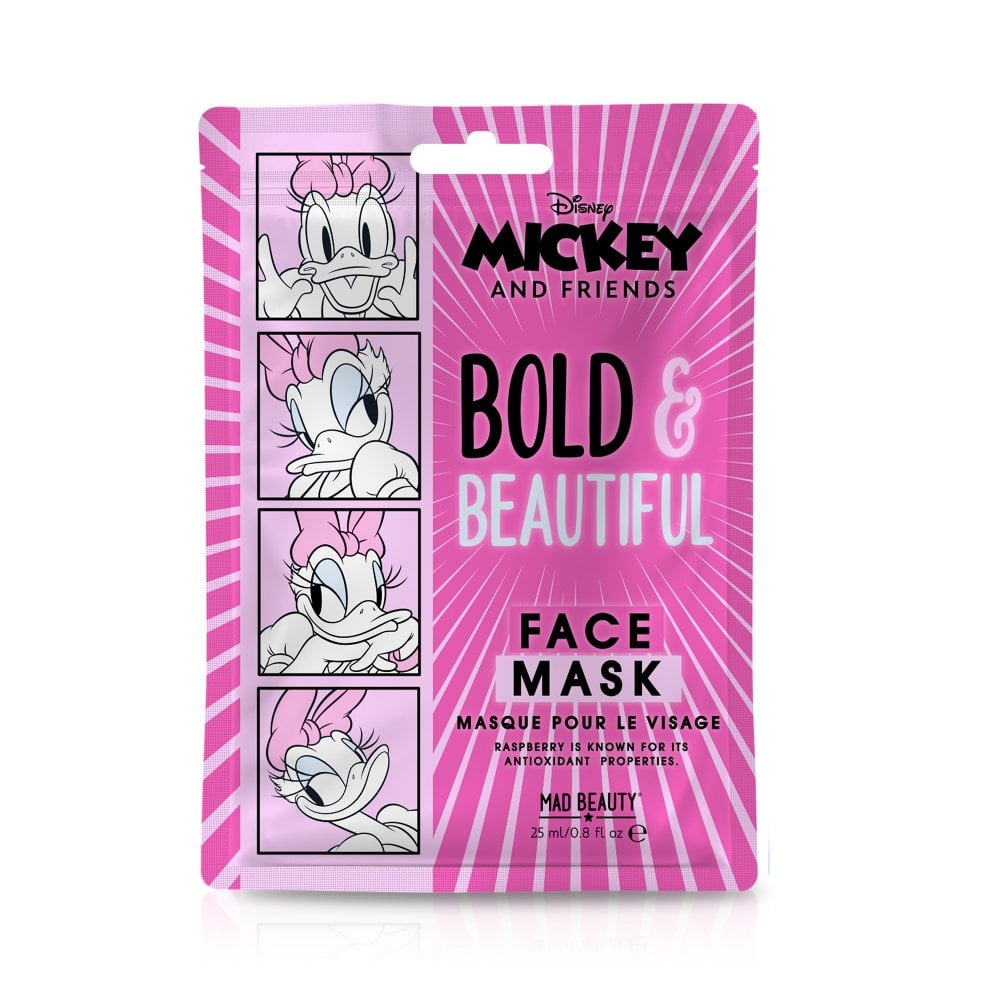 Mad Beauty Mickey & Friends Daisy Raspberry Sheet Mask